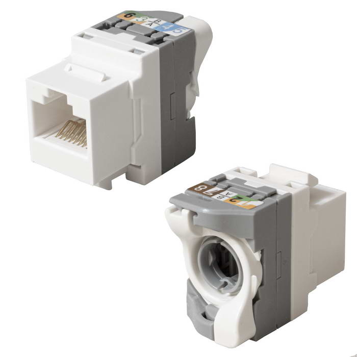 Модуль кейстоун RUICHI RH-RJ45U5E/180WB фото 1
