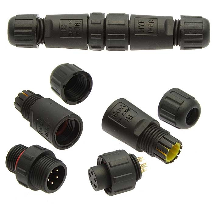 Разъём герметичный SZC-190 5pin (IP68), 5 контактов фото 1
