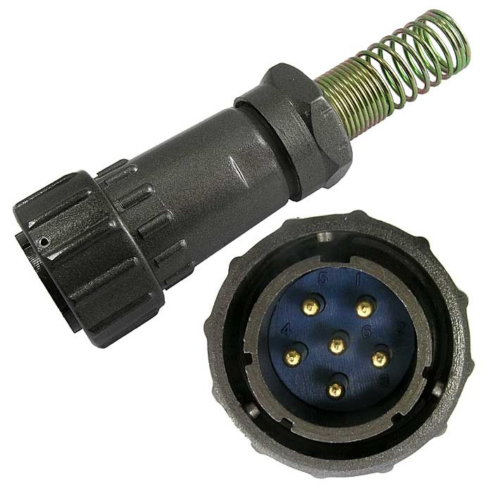 Разъём быстроразъёмный RUICHI FQ24-6pin TJ-12, 6-ти контактный фото 1
