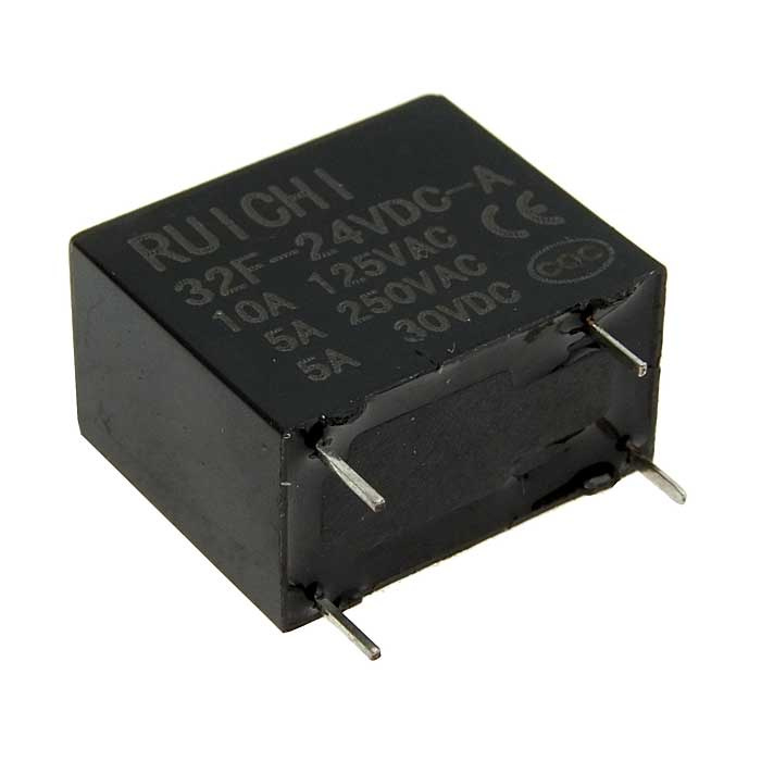Электромагнитное реле RUICHI 32F (N/O) 24VDC 5A, SPST фото 1