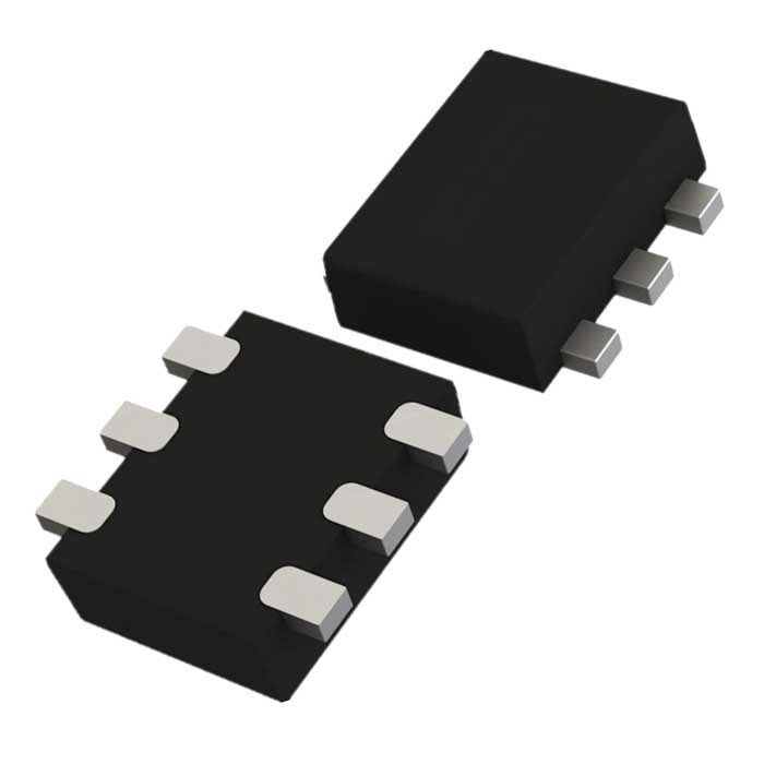 RCLAMP0502A Elecsuper низкоемкостная защитная диодная сборка 5 В, 4.5 А, 60 Вт, SOT-563 фото 1