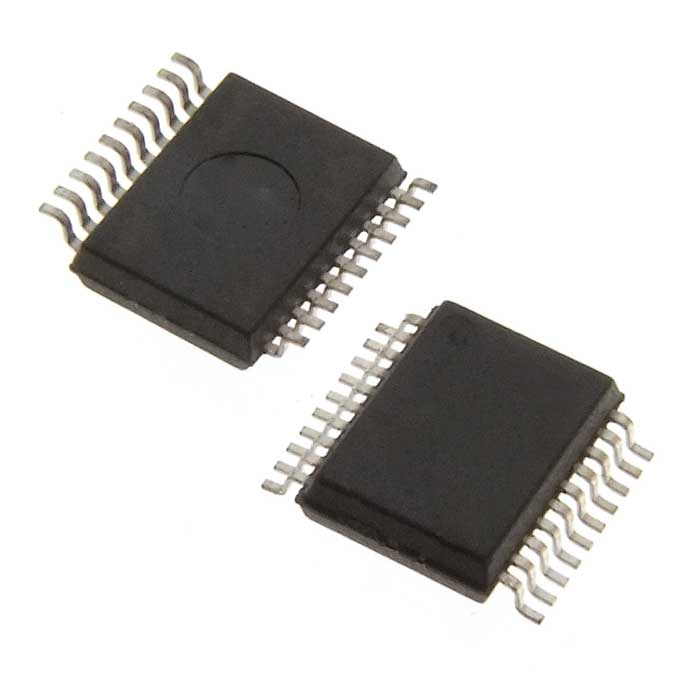 ADS1255IDBR, аналого-цифровой преобразователь Texas Instruments с низким шумом, 24 бит,  2-х канальный, сигма-дельта, корпус SSOP-20 фото 1