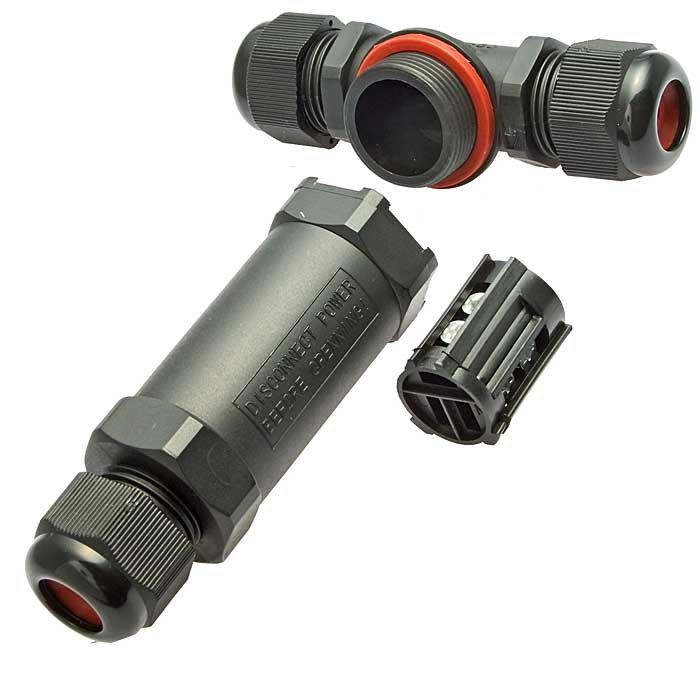 Разъём герметичный SZC SB616 3Pin 16A/250V IP68, 3 контакта фото 1
