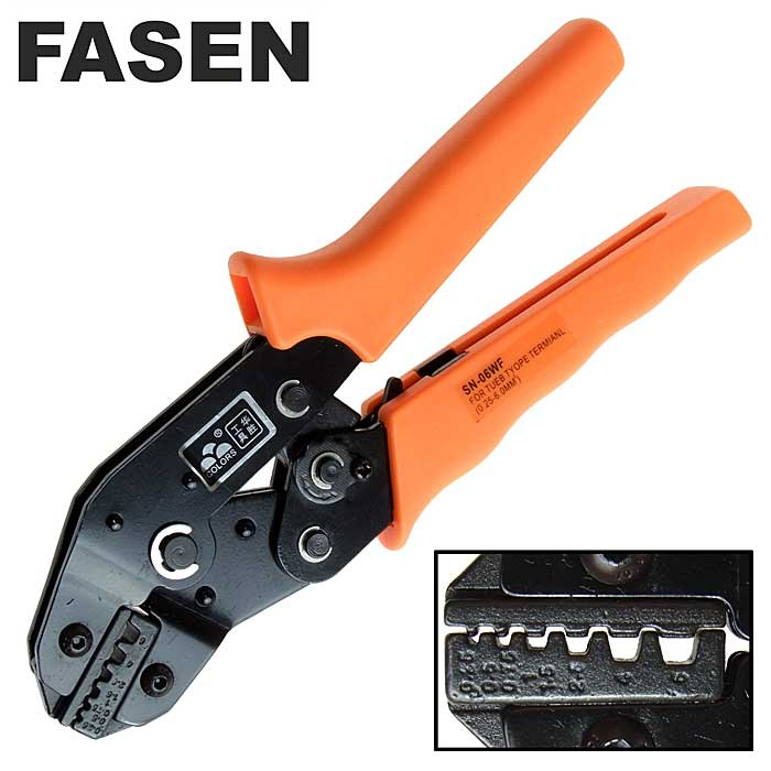Мини-кримпер для обжима кабельных наконечников FASEN SN-06WF фото 1