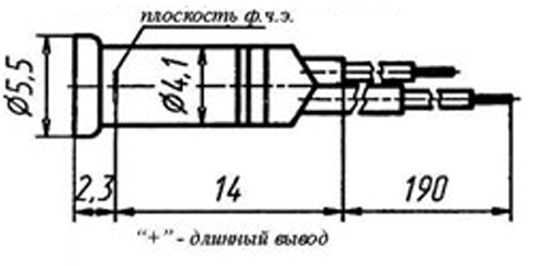Фотодиод ФД-23К фото 2