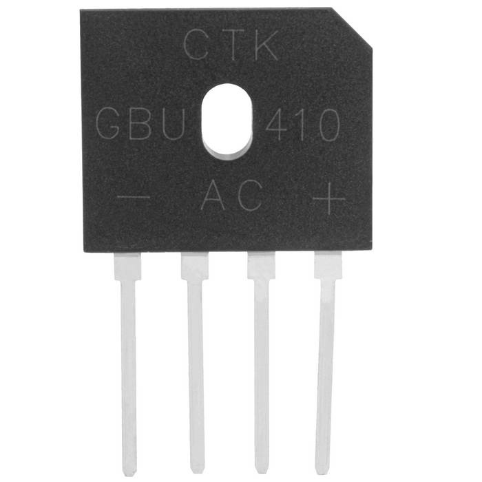 GBU410 (GBU4M) CTK диодный мост, 1000 В, 4 А, GBU фото 1