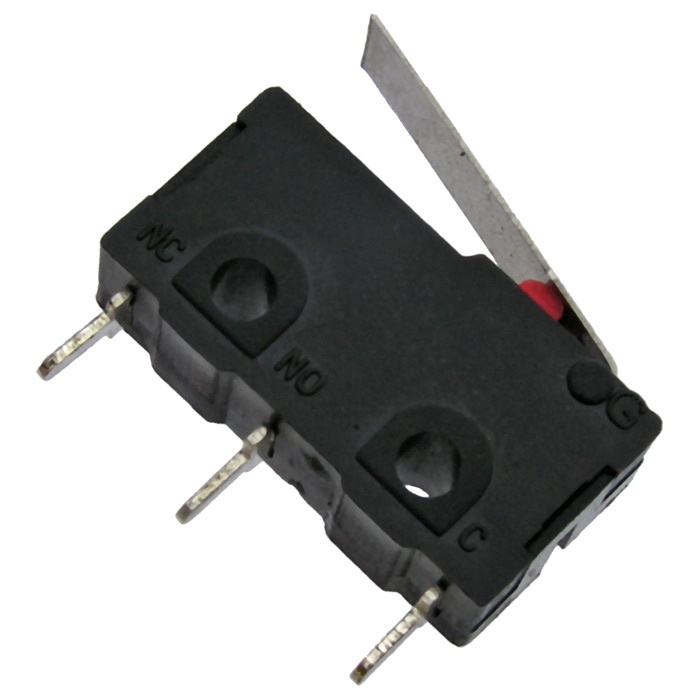 Микропереключатель с рычагом RUICHI SM5-02N-25G, ON-(ON) SPDT 3P, 3 А, 250 В фото 1