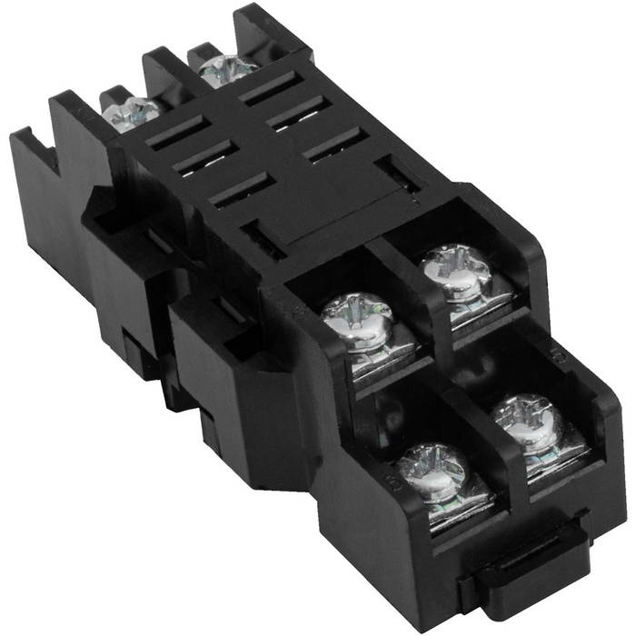 Колодка для электромагнитного реле RUICHI PTF08A-01 для 13F-1(2), 15 А, 250 В, 8 клемм, 20-16 AWG/0,5-1,5 мм?, -40…+65 °С фото 1
