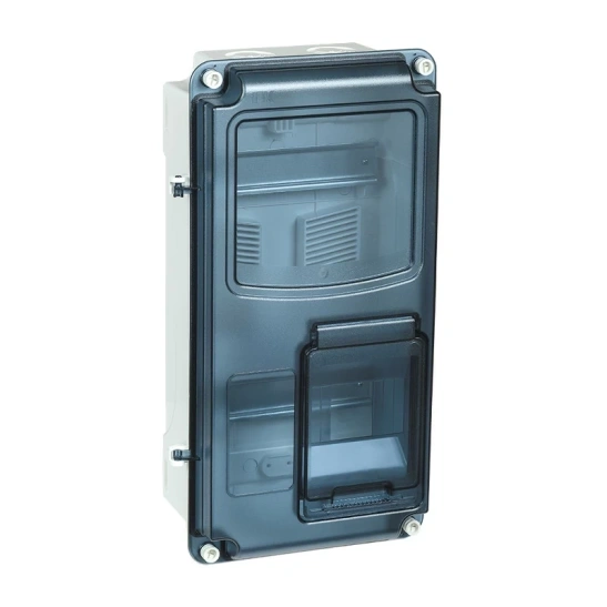 Корпус пластиковый IEK ЩУРн-П 1/8 PC IP66 (MSP1-N-08-55) фото 1