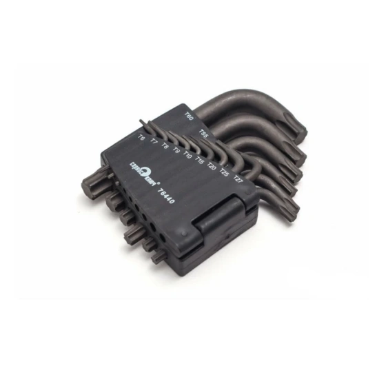 Набор шестигранных ключей TORX (звезд.) Т6-60 короткие, 15шт  Сервис Ключ 76440 фото 1