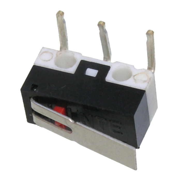 Микропереключатель с рычагом RUICHI DM1-01C-30, ON-(ON) SPDT, 1 A, 125 В фото 1