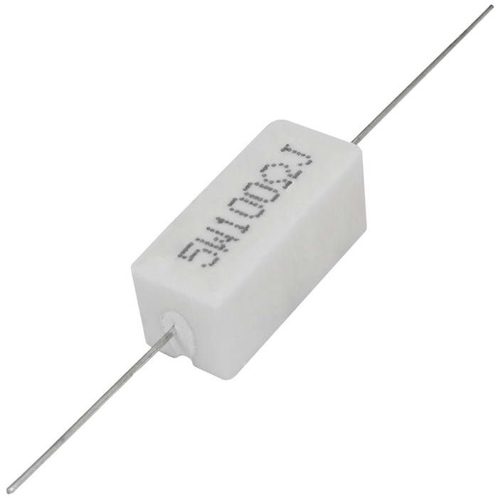 Мощный постоянный резистор RUICHI RX27-1 100 Ом 5W 5% / SQP5, керамо-цементный  корпус фото 1