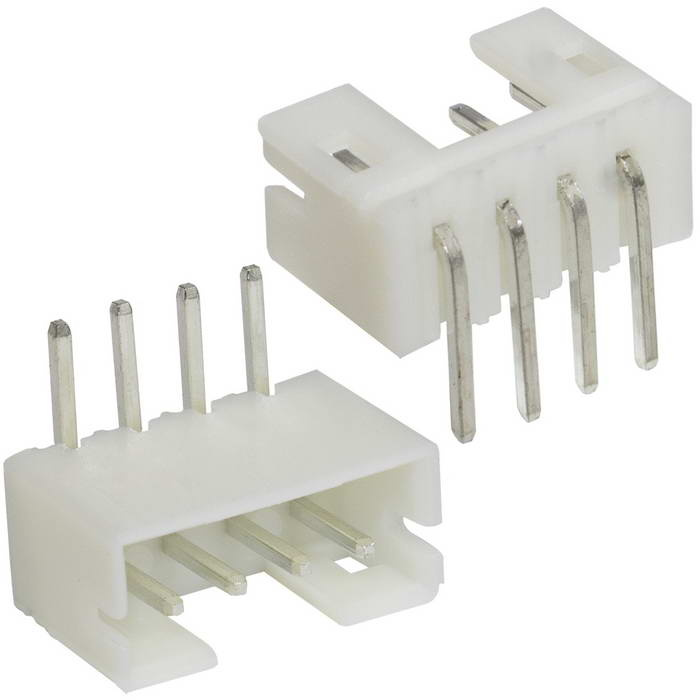 Разъём питания низковольтный RUICHI WB-04R (MW-4MR) шаг 2.00 м, 4 контакта фото 1