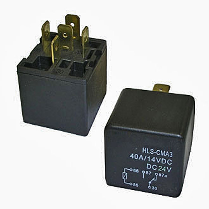 Электромагнитное реле RUICHI CMA3 24VDC (792H) 30A, Form C (on-on) фото 1