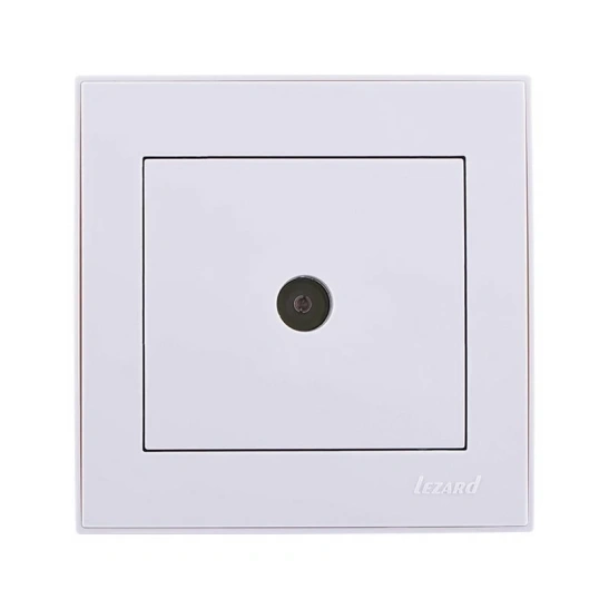 Розетка RAIN 703-0202-130  ТВ оконечная белая с/у РЭЙН Lezard фото 1