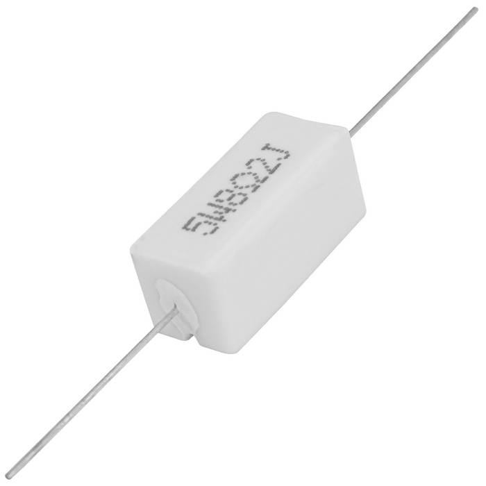 Мощный постоянный резистор RUICHI RX27-1 8.2 Ом 5W 5% / SQP5, керамо-цементный   корпус фото 1