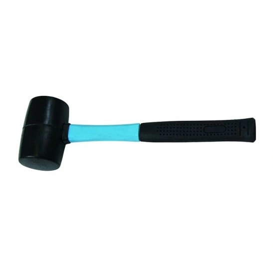 Киянка резиновая черная 450гр. обрезиненная рукоятка 3304012 Tools-for-people (Тулс-фо-пипл) фото 1
