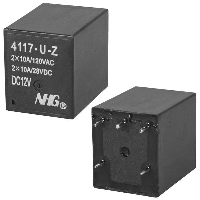 Электромагнитные реле 4117-U-Z-10A-12VDC-1.0 фото 1