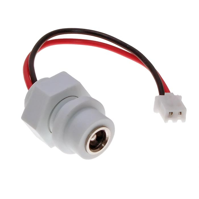 Разъём питания штырьковый RUICHI DC 5.5*2.1 мм to XH connector L100 мм, с коннектором фото 1