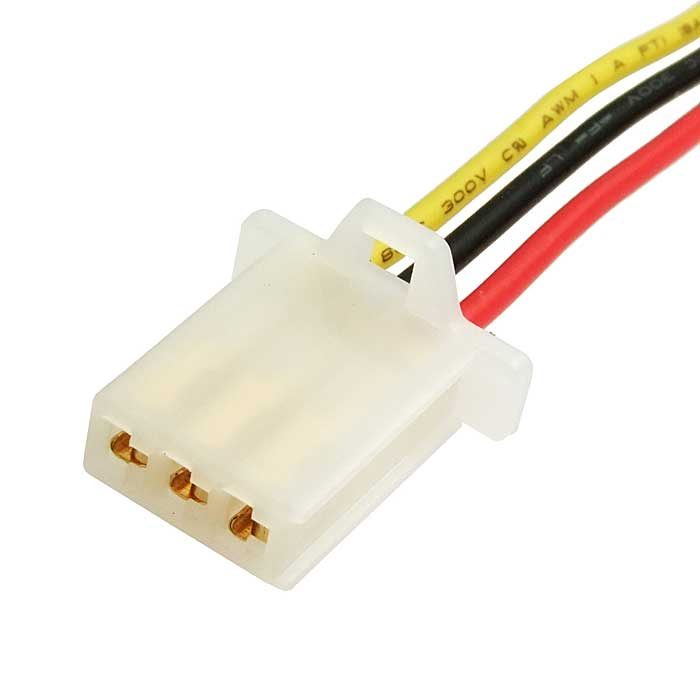 Разъём авт. соединитель RUICHI DJ7031A-2.8-21 (18AWG 300 мм), 12/ 24 (DC) В фото 1