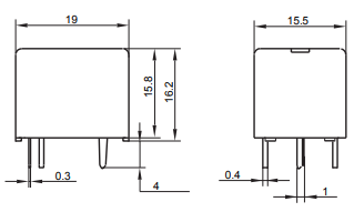 Электромагнитные реле HK3FF-DC12V-SHG HKE фото 2