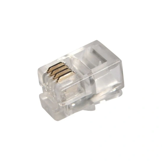 Штекер  ДЖЕК RJ-9 (4Р4С) телефонный PROCONNECT 05-1001-3 фото 1