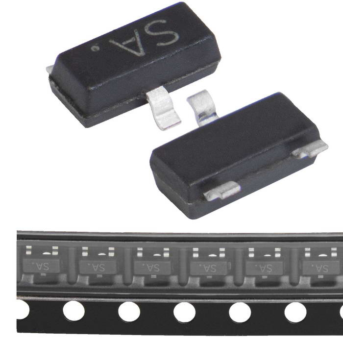BSS169H6327 HXY полевой транзистор (MOSFET), N-канал, 100 В, 0.17 А, 6 Ом, SOT-23 фото 1