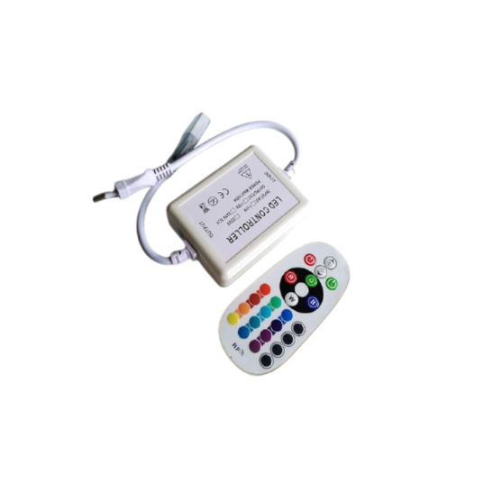 Контроллер General (512121) GDC-RGB-700-R-IP20-220 720 Вт 220 В  IP20 для светодиодной ленты с пультом фото 1
