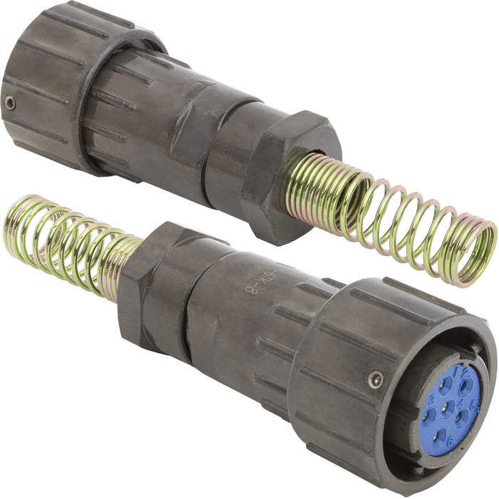 Разъём быстроразъёмный RUICHI FQ18-6pin TK-8, 6-ти контактный фото 1