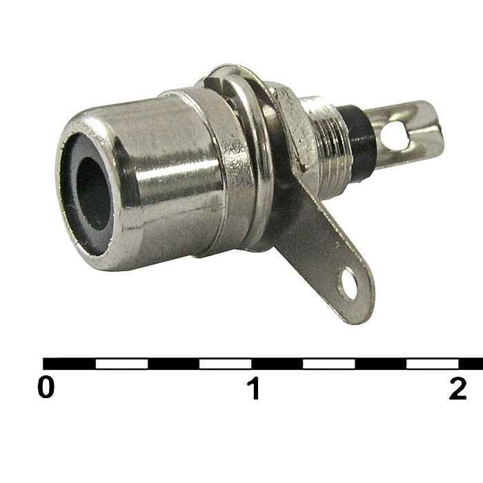Разъём RCA SZC RP-1 (SZC), чёрный фото 1