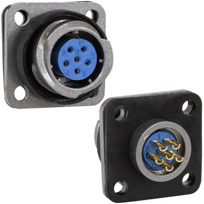 Разъём быстроразъёмный SZC FQ14-6pin ZK, 6-ти контактный фото 1
