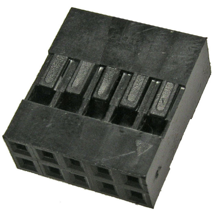 Гнездо для плат 2.54 мм RUICHI BLD 2x05 (BLD-10), 10 контактов фото 1