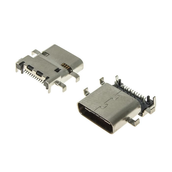 Разъём USB RUICHI USB3.1 TYPE-C 24PF-005, 24 контакта фото 1