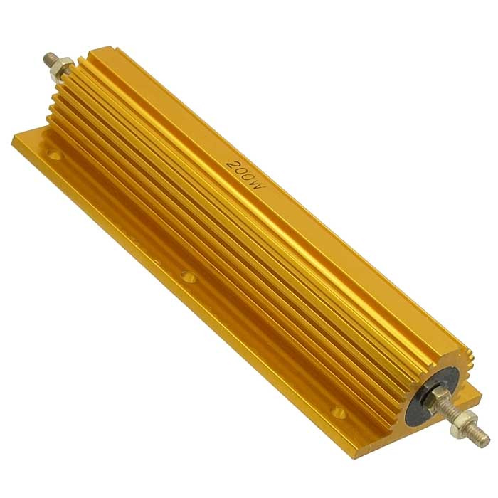 Мощные постоянные резистор RUICHI RX24 200W 5% 200R, алюминиевый корпус фото 1