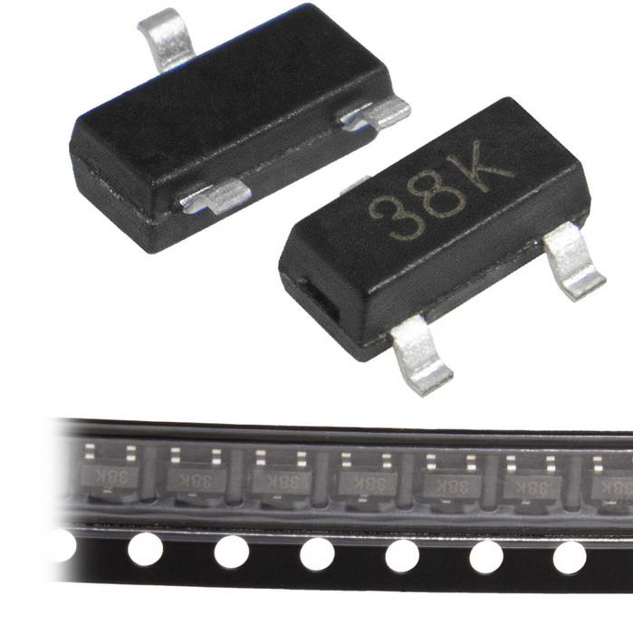 ES138K Elecsuper полевой транзистор (MOSFET), N-канал, 60 В, 0.4 А, 1.5 Ом, SOT-23 фото 1