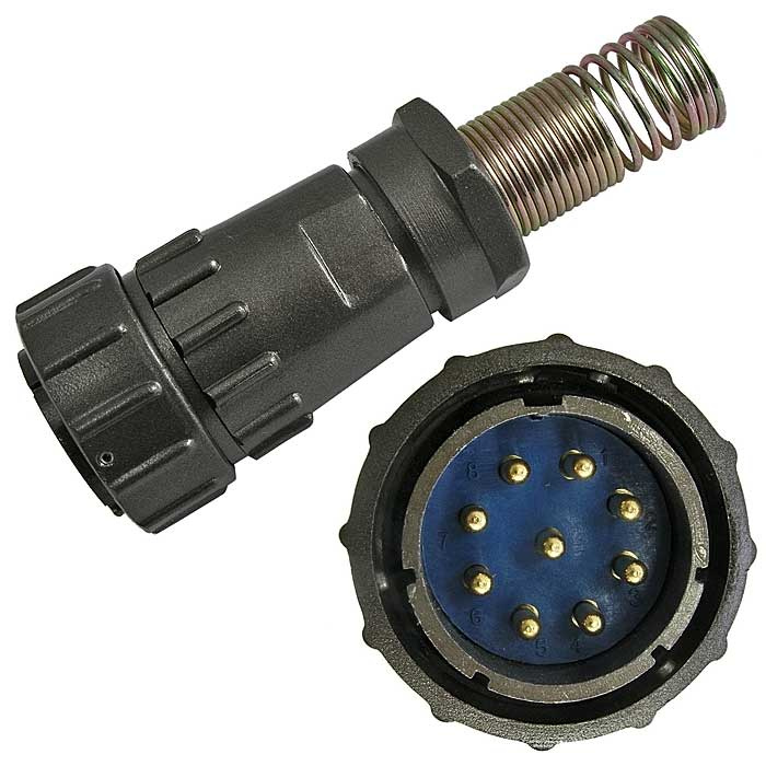 Разъём быстроразъёмный RUICHI FQ30-9pin TJ-16, 9-ти контактный фото 1