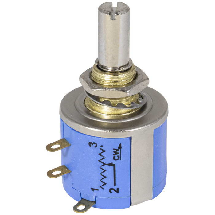 Потенциометр RUICHI 3540S-2 2 кОм, угол поворота 360 фото 1