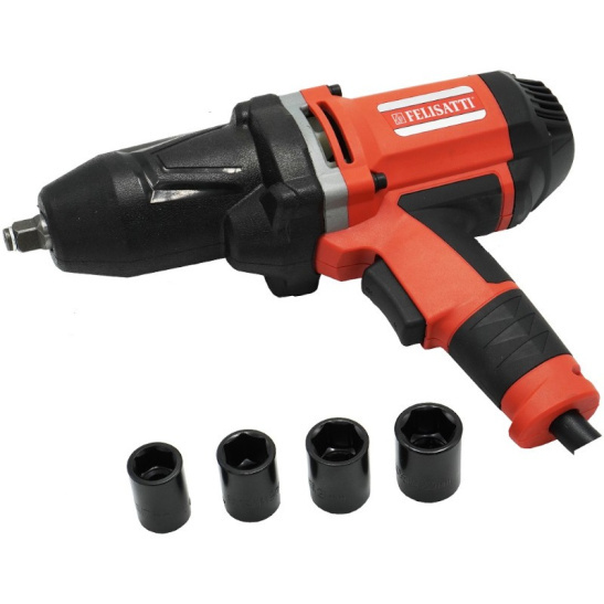 Гайковерт ударный сетевой  ГУ-550, 1/2"-М17 до М22 (+ головки) FELISATTI 259.5.0.10 фото 1