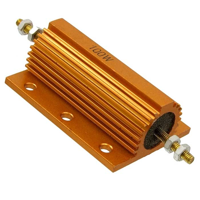 Мощный постоянный резистор RUICHI RX24 100W 5% 2.2K, алюминиевый корпус фото 1