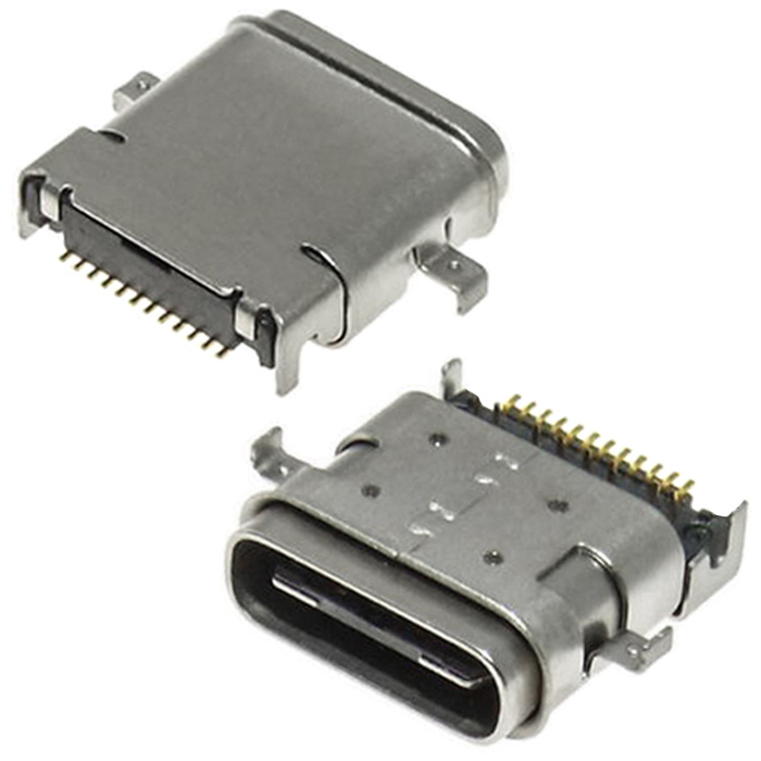 Разъём USB RUICHI USB3.1 TYPE-C 24PF-036, 24 контакта фото 1