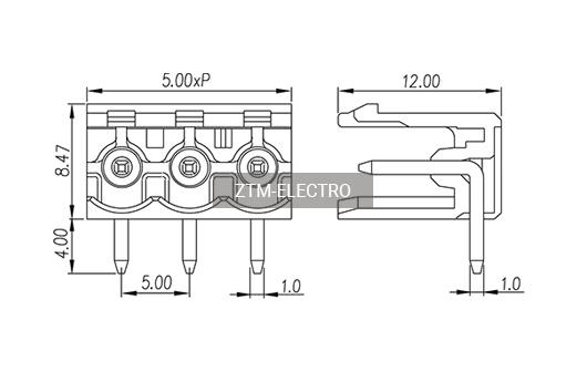 Клеммник разрывной ZTM-ELECTRO 5ZHDR-10P фото 2