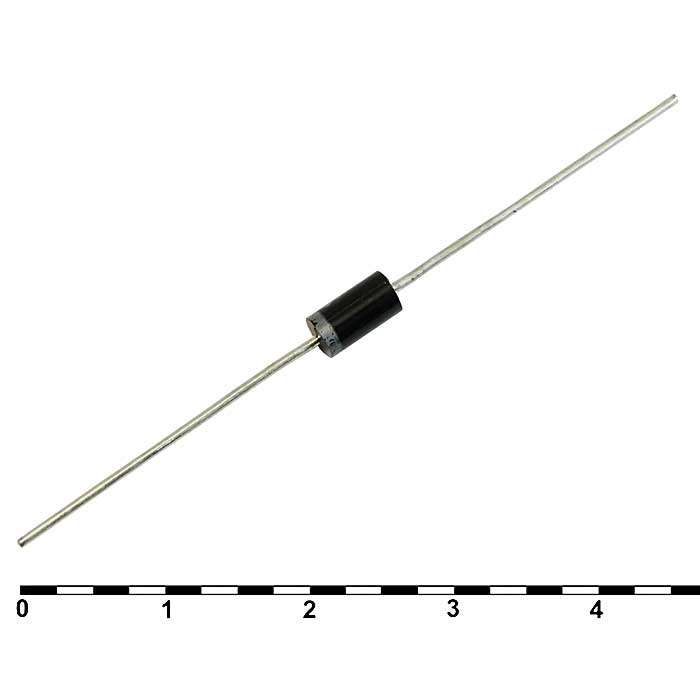 RL207 CTK выпрямительный диод 1000 В, 3 А, DO-15. фото 1