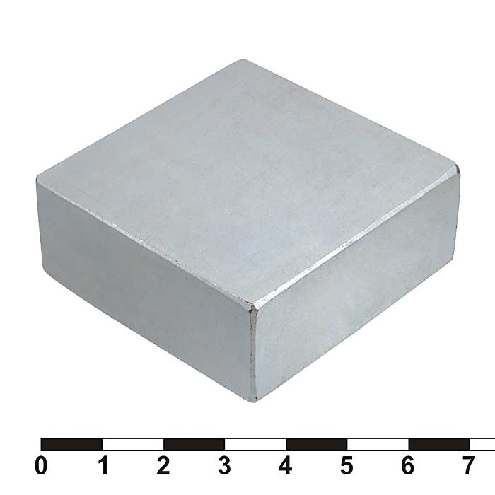Магнит RUICHI B 50x50x20 мм, класс N35, квадратный фото 1