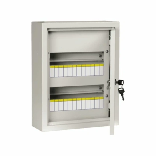Корпус металлический IEK ЩРн-24з серый IP31 395х310х120 (MKM14-N-24-31-Z) фото 1