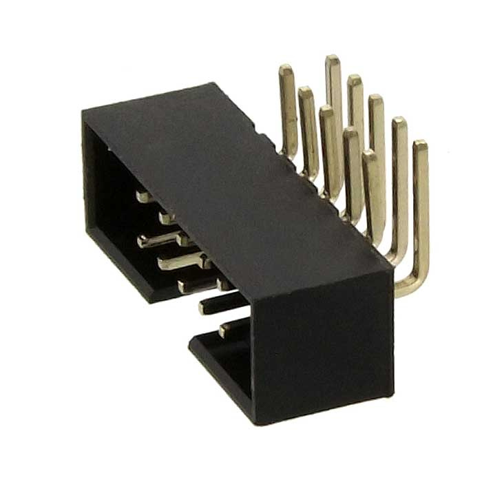 Разъём IDC RUICHI BH2-10R наклон 2.00 мм, 10 контактов фото 1