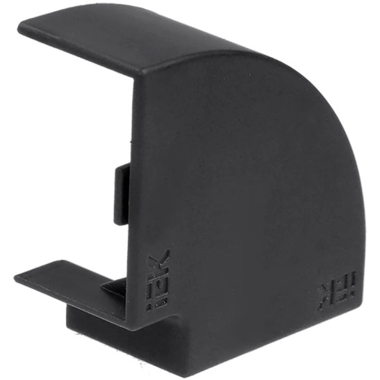 Поворот на 90 град ELECOR черный КМП 15х10 (4шт/компл) IEK (EL-KK10D-P-015-010-K02) фото 1
