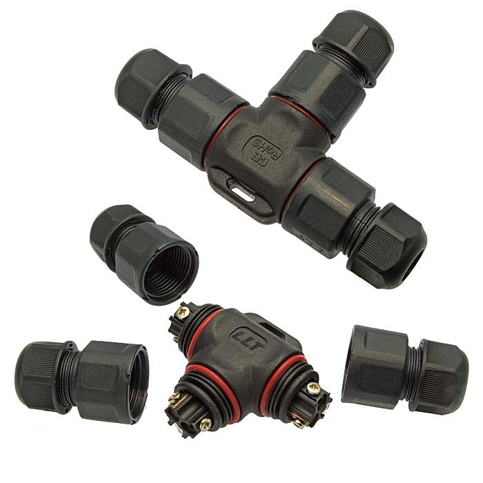 Разъём герметичный SZC-20-3T-3Pin ip67, 3 контакта фото 1