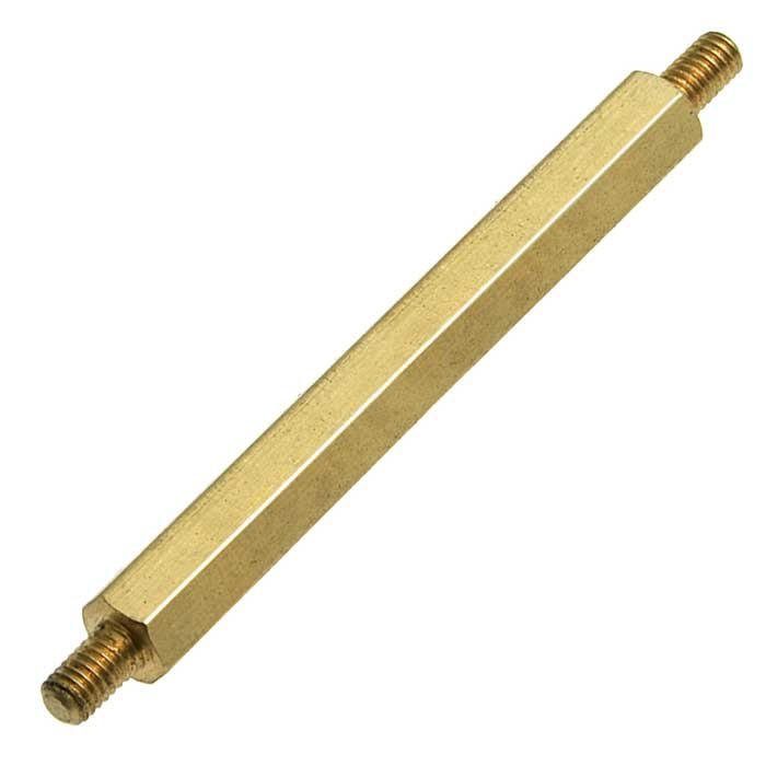 Стойка монтажная для печатной платы RUICHI PCHNN-40, шестигранная, латунная фото 1