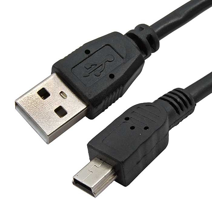 Компьютерный шнур RUICHI, Mini USB-USB-A(m), 1.8 м фото 1