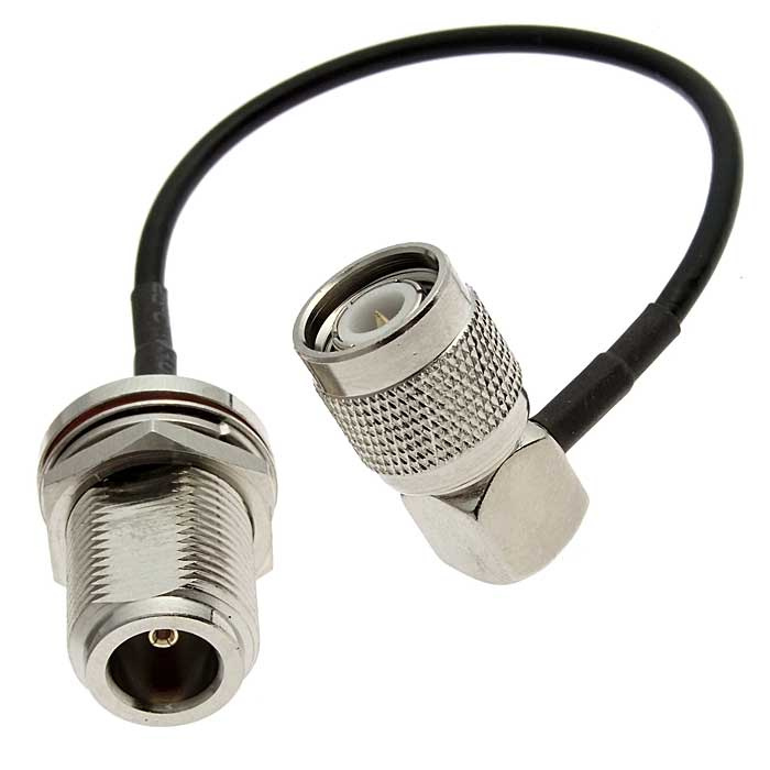 Разъём высокочастотный RUICHI TNC-JW-1.5-174-15CM-N-KY-1.5, длина 15 см фото 1